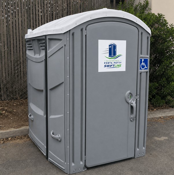 ADA-compliant wheelchair accessible porta potty in Sacramento, CA