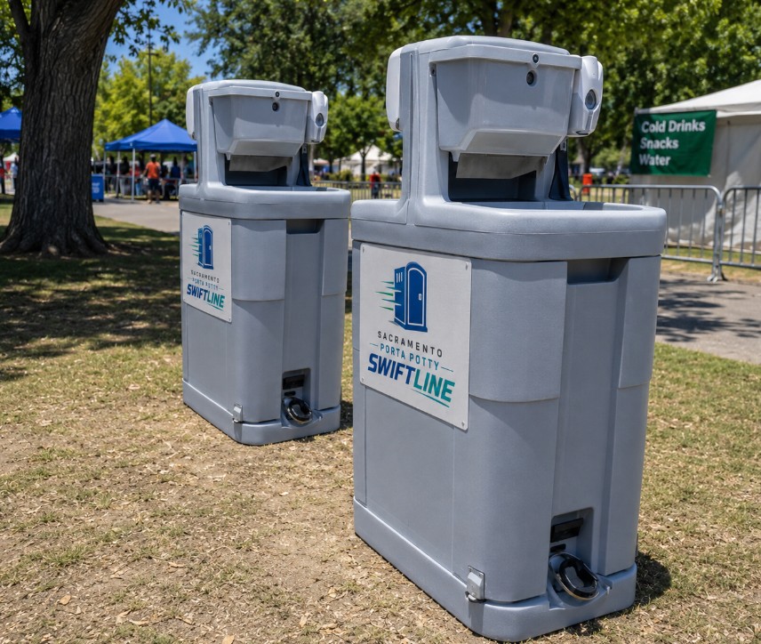 Portable handwash station rental in Sacramento, CA
